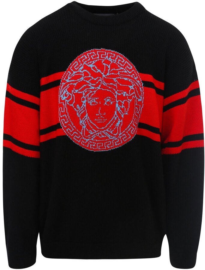 versace red sweater