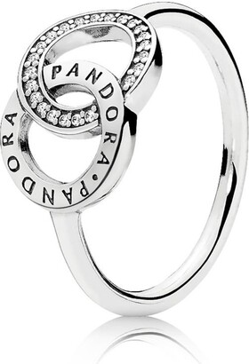 Pandora Women Silver Signet Ring - 196326CZ-58