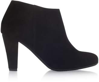 Carvela Comfort Ross High Cone Ankle Boots, Black Suede