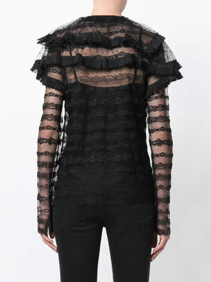 Philosophy di Lorenzo Serafini embellished lace blouse
