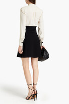 Thumbnail for your product : BA&SH Clelia two-tone crepe mini dress