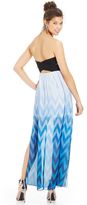 Thumbnail for your product : Speechless Juniors' Strapless Illusion Maxi Dress