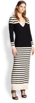 Thumbnail for your product : Haute Hippie Striped Wool Maxi Sweaterdress