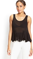 Thumbnail for your product : Forever 21 Tiered Ruffle Woven Top