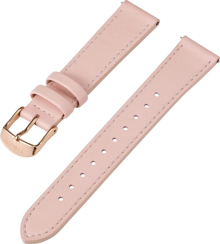 Timex Unisex 20mm Quick Release Leather Strap with Pay – Blush 