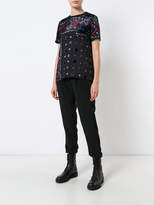 Thumbnail for your product : Sacai paisley velvet applique blouse