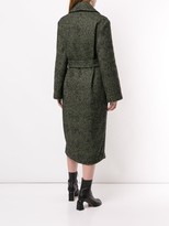 Thumbnail for your product : Karen Walker Dark Matter houndstooth-pattern coat