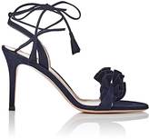 Thumbnail for your product : Gianvito Rossi WOMEN'S FLORA SUEDE ANKLE-TIE SANDALS