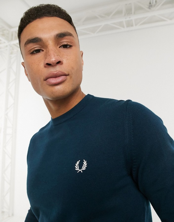 Fred Perry Crew Neck Sweater | Shop the 