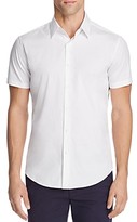 Thumbnail for your product : Theory Sylvain Wealth Short Sleeve Slim Fit Button-Down Shirt