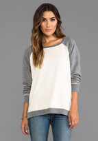 Thumbnail for your product : Saint Grace Cotton Fleece Ansel Contrast Sweatshirt