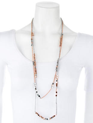 Tory Burch Double Strand Chain-Link Necklace