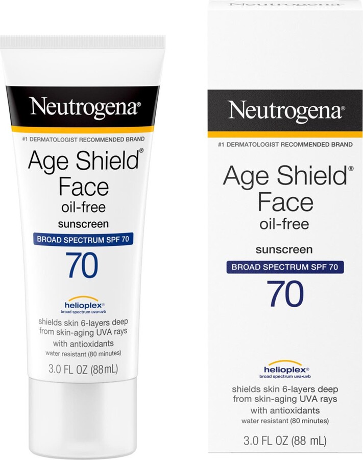 Neutrogena Age Shield Anti-Oxidant Face Lotion Sunscreen Broad Spectrum SPF 70