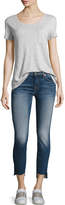 Thumbnail for your product : 7 For All Mankind Ankle Skinny Jeans with Stem Hem, Distressed Authentic Light