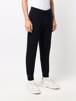Thumbnail for your product : Extreme Cashmere High-Waisted Cashmere Track Pants