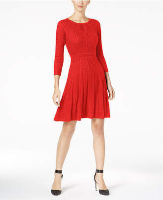 Calvin Klein Fit & Flare Sweater Dress