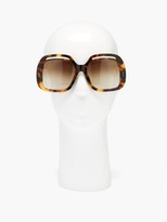 Thumbnail for your product : Linda Farrow Renata Square Tortoiseshell-acetate Sunglasses - Tortoiseshell