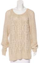 Thumbnail for your product : Calypso Heavyknit Cable Knit Sweater
