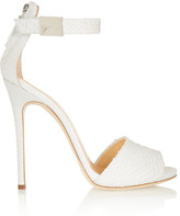 Thumbnail for your product : Giuseppe Zanotti Coline snake-effect leather sandals