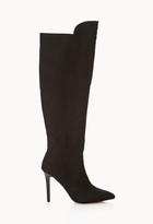Thumbnail for your product : Forever 21 Sleek Over-the-Knee Boots