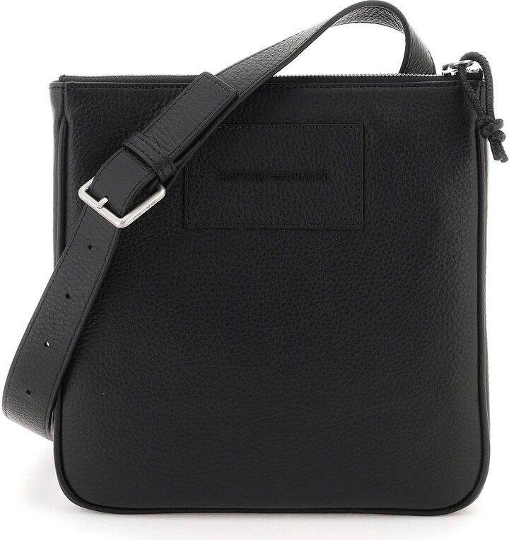 Emporio Armani Leather Crossbody Bag ShopStyle