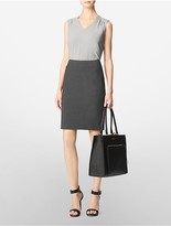 Thumbnail for your product : Calvin Klein Saffiano Leather Large Tote Bag