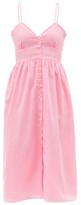 Thumbnail for your product : Loup Charmant Avalon Organic-cotton Midi Dress - Pink