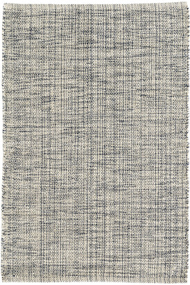CROWLEY & GROUCH IMPORTS Marled Indigo Cotton Woven Rug, 182cm x 274cm / Blue