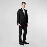 Thumbnail for your product : Burberry Slim Fit Press-stud Tumbled Wool Tailored Jacket