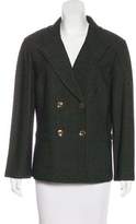 Thumbnail for your product : St. John Double-Breasted Wool-Blend Blazer w/ Tags