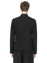Thumbnail for your product : Alexander McQueen Light Wool Gabardine Jacket With Buckle
