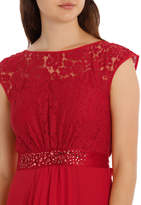 Thumbnail for your product : Red Lace Bodice Gown Dress