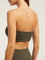 Thumbnail for your product : Marysia Swim Corsica Bandeau Bikini Top - Khaki Multi