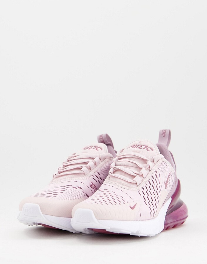Nike Air Max 270 trainers in pink - ShopStyle