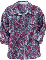 Thumbnail for your product : Old Navy Girls Printed Button-Front Shirts