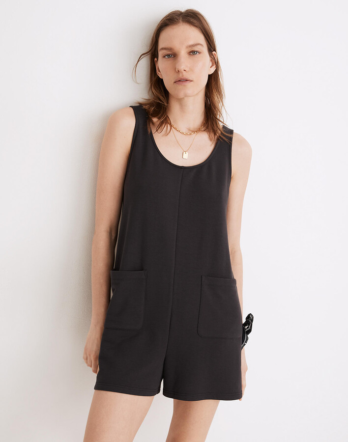 Madewell MWL Superbrushed PullOn Romper ShopStyle