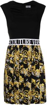 Thumbnail for your product : Versace Jeans Couture Logo Baroque-print panelled dress