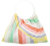 Thumbnail for your product : Tsumori Chisato Striped Satin Shoulder Bag
