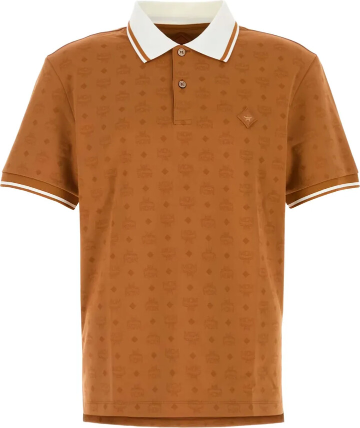 MCM Monogram-Print Polo Shirt