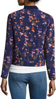 Thumbnail for your product : Rebecca Taylor Firework Floral Bomber Jacket, Multicolor
