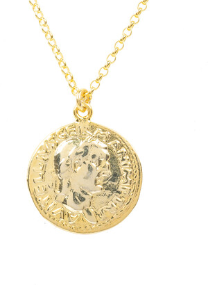 LATELITA - Roman Coin Pendant Necklace Gold