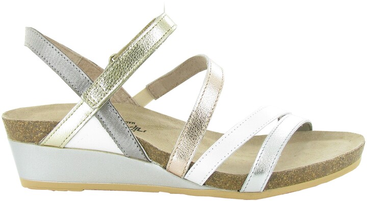 Gold Strappy Wedge Heels | Shop The Largest Collection | ShopStyle