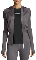 Thumbnail for your product : adidas by Stella McCartney Run Engineered Knit Track Jacket, Gray