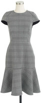 Thumbnail for your product : J.Crew Petite glen plaid cap-sleeve dress