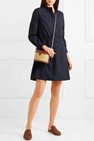 Thumbnail for your product : A.P.C. Audrey Checked Crepe Mini Dress - Navy