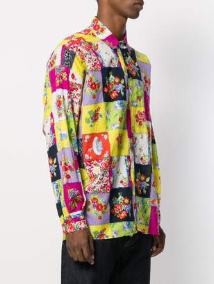 Versace Pre-Owned 1990s patchwork floral shirt