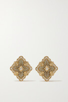 Thumbnail for your product : Buccellati Opera Tulle 18-karat Gold, Mother-of-pearl And Diamond Earrings - one size
