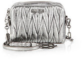 Thumbnail for your product : Miu Miu Matelasse Quilted Leather Camera Bag