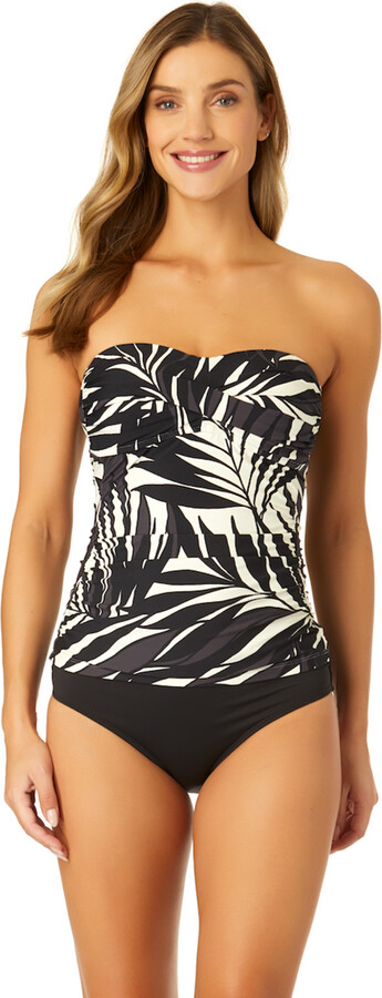 Women's Tiger Dance Twist Front Bandeaukini Swim Top