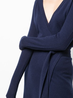 Diane von Furstenberg Fine Knit Wrap Dress